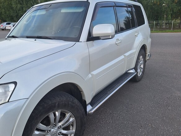 2015 Mitsubishi Pajero IV Рестайлинг 2, белый, 2330000 рублей - вид 9