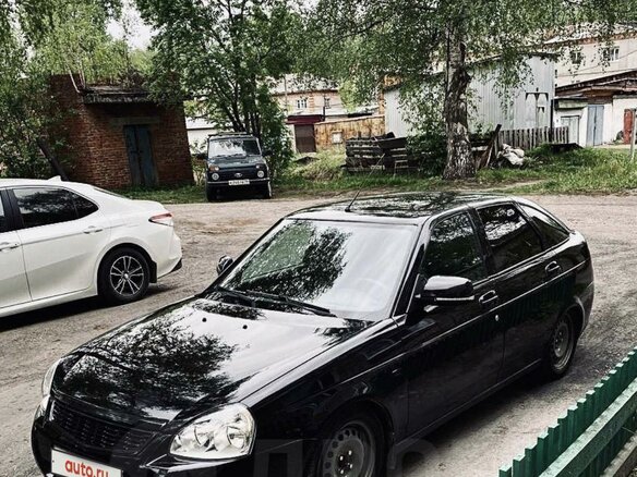 2012 Lada (ВАЗ) Priora I, чёрный, 420000 рублей - вид 5