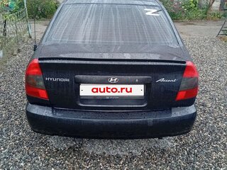 2007 Hyundai Accent ТагАЗ II, чёрный, 450000 рублей, вид 3