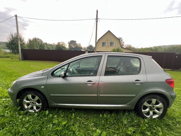 2002 Peugeot 307 I, серый, 320000 рублей - вид 3