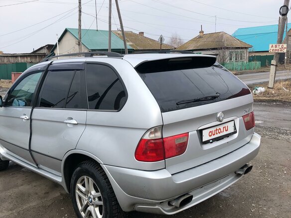 2004 BMW X5 3.0i I (E53) Рестайлинг, серебристый, 950000 рублей - вид 4