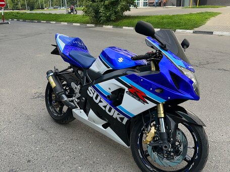 2005 Suzuki GSX-R 600, синий, 500000 рублей, вид 1