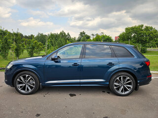 2021 Audi Q7 45 TDI II (4M) Рестайлинг, синий, 6200000 рублей, вид 2
