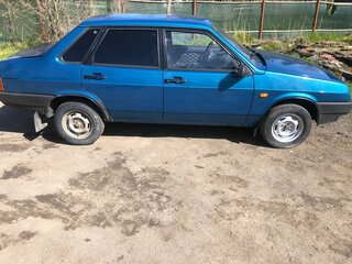 1999 Lada (ВАЗ) 21099, серебристый, 110000 рублей, вид 2
