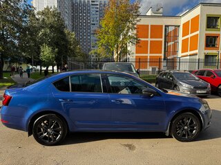 2018 Skoda Octavia III (A7) Рестайлинг, синий, 1810000 рублей, вид 4