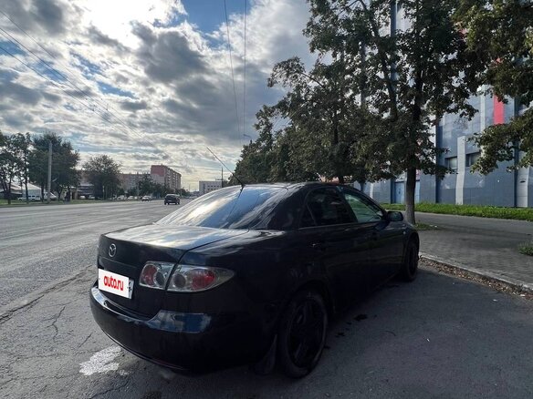 2005 Mazda 6 I (GG), чёрный, 380000 рублей
