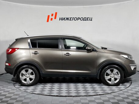 2013 Kia Sportage III, коричневый, 1139000 рублей, вид 4