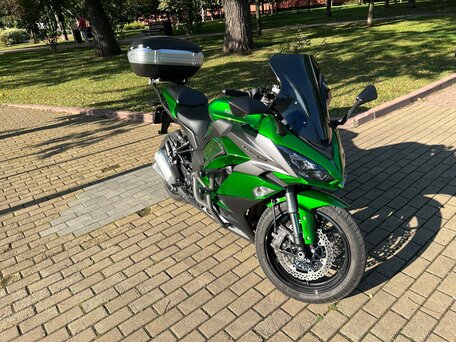 2019 Kawasaki Ninja 1000 SX, зелёный, 1050000 рублей, вид 2
