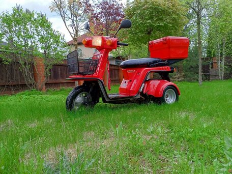 2009 Honda Gyro, красный, 150000 рублей, вид 1