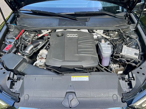 2018 Audi A6 40 TDI V (C8), серый - вид 11