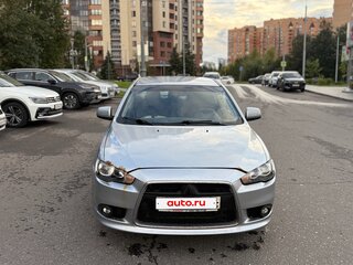 2010 Mitsubishi Lancer X, серебристый, 820000 рублей, вид 1