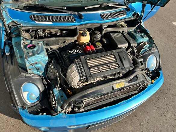 2004 Mini Hatch Cooper S I (R50), синий, 1065000 рублей - вид 26