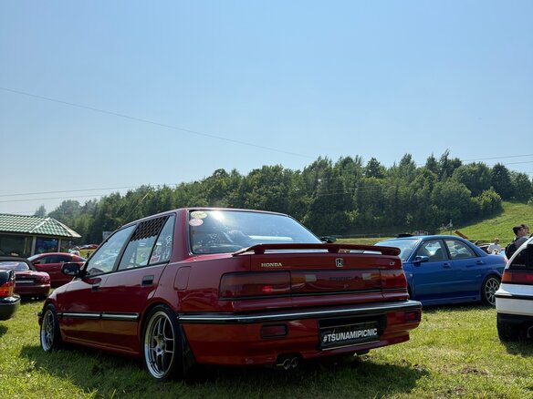 1990 Honda Civic IV, красный, 600000 рублей - вид 6