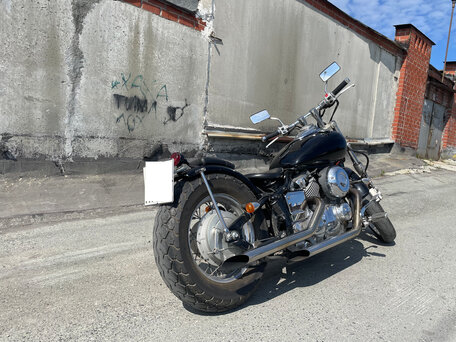 1995 Yamaha XVS400 Drag Star, чёрный, 349000 рублей, вид 2