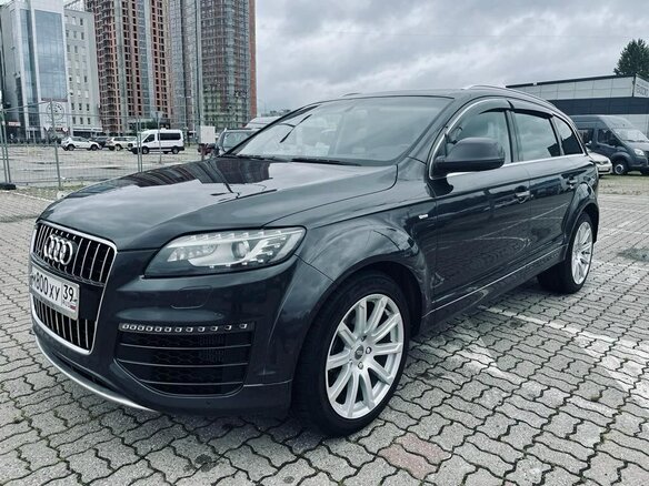 2014 Audi Q7 I (4L) Рестайлинг, чёрный, 2380000 рублей - вид 1