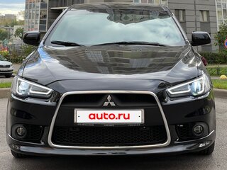 2012 Mitsubishi Lancer X Рестайлинг, чёрный, 700000 рублей, вид 2
