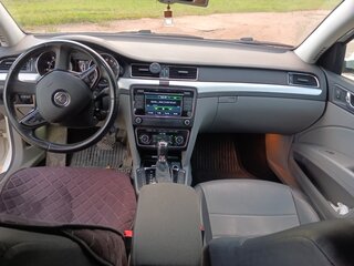 2014 Skoda Superb DSG II Рестайлинг, белый, 1150000 рублей, вид 4