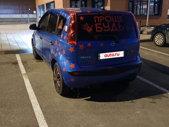 2007 Nissan Note I, синий, 520000 рублей - вид 4