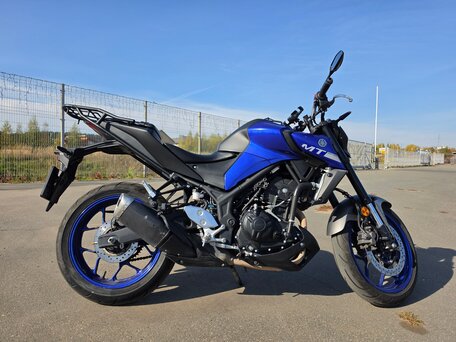 2020 Yamaha MT-03, синий, 540000 рублей, вид 4