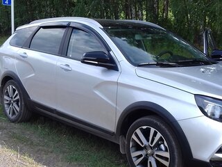 2021 Lada (ВАЗ) Vesta SW Cross I, серебристый, 1800000 рублей, вид 4