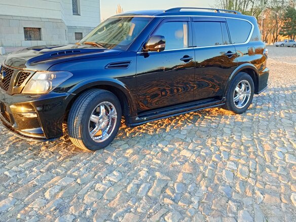 2013 Nissan Patrol VI (Y62), чёрный, 1800000 рублей - вид 17