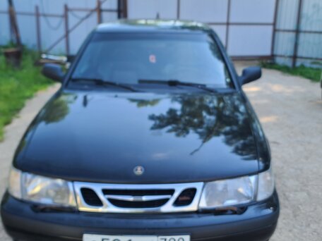 1996 Saab 900 II, чёрный, 300000 рублей, вид 1