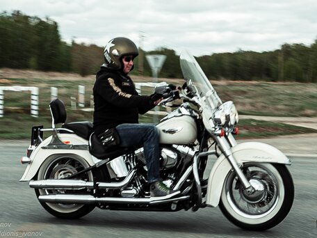 2014 Harley-Davidson Softail Deluxe, белый, 1550000 рублей, вид 3