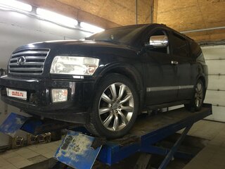 2005 Infiniti QX56 I, чёрный, 1300000 рублей, вид 1
