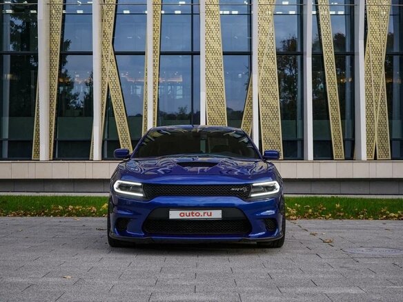 2017 Dodge Charger Hellcat VII (LD) Рестайлинг, синий - вид 4