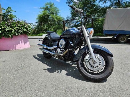 2002 Yamaha XVS1100, чёрный, 425000 рублей, вид 4