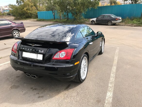 2004 Chrysler Crossfire, чёрный - вид 9