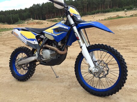 2013 Husaberg FE 450, синий, 450000 рублей, вид 3