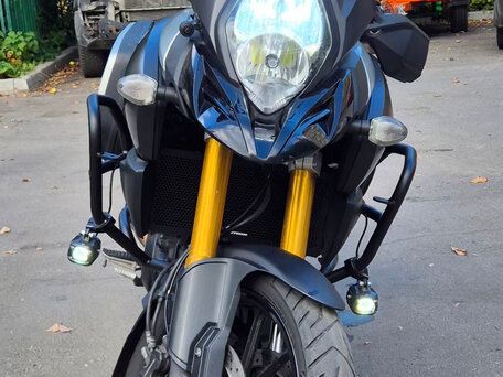 2015 Suzuki V-Strom 1000, чёрный, 750000 рублей, вид 3