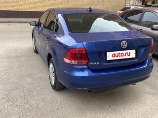 2018 Volkswagen Polo V Рестайлинг, синий, 730000 рублей, вид 5