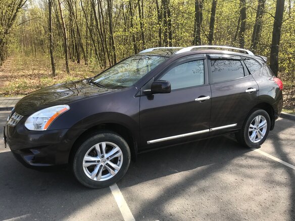 2012 Nissan Rogue I Рестайлинг, фиолетовый - вид 4