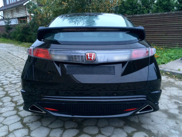 2008 Honda Civic Type R VIII Рестайлинг, чёрный - вид 5