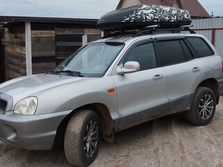 2003 Hyundai Santa Fe I, серебристый, 630000 рублей, вид 1