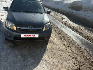 2014 Lada (ВАЗ) Granta I, синий, 450000 рублей, вид 3