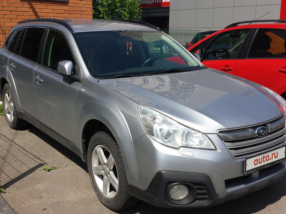 2012 Subaru Outback IV Рестайлинг, серебристый - вид 1