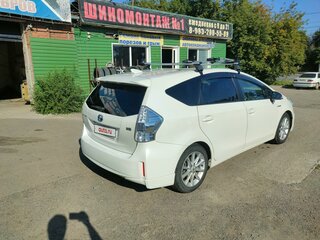 2012 Toyota Prius Alpha I (ZVW40/41), белый, 1350000 рублей, вид 4