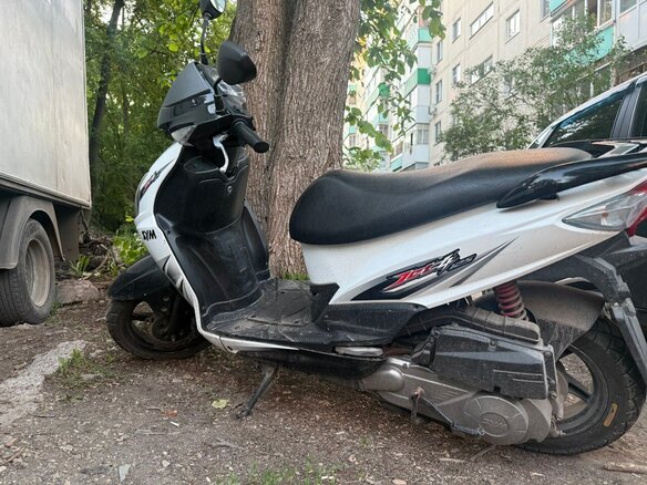 2012 Sym Jet 4 125, белый, 65000 рублей