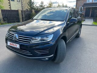 2017 Volkswagen Touareg II Рестайлинг, синий, 2799000 рублей, вид 1