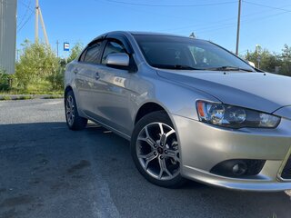 2012 Mitsubishi Lancer X Рестайлинг, серебристый, 1000000 рублей, вид 1