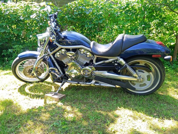 2008 Harley-Davidson V-Rod, синий - вид 4