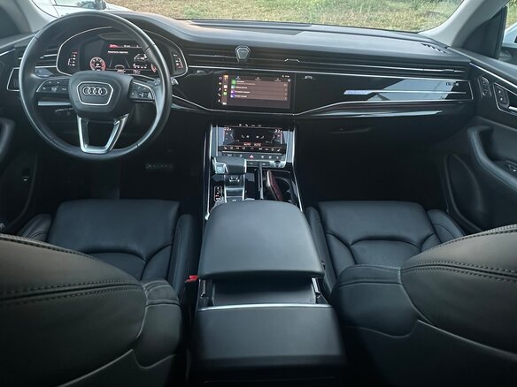 2021 Audi Q8 45 TDI I (4M), белый, 8700000 рублей - вид 6