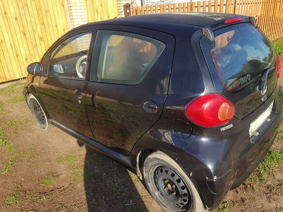 2008 Toyota Aygo I, чёрный, 450000 рублей - вид 12