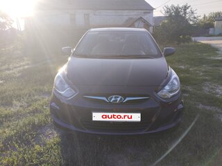 2011 Hyundai Accent IV, фиолетовый, 800000 рублей, вид 2