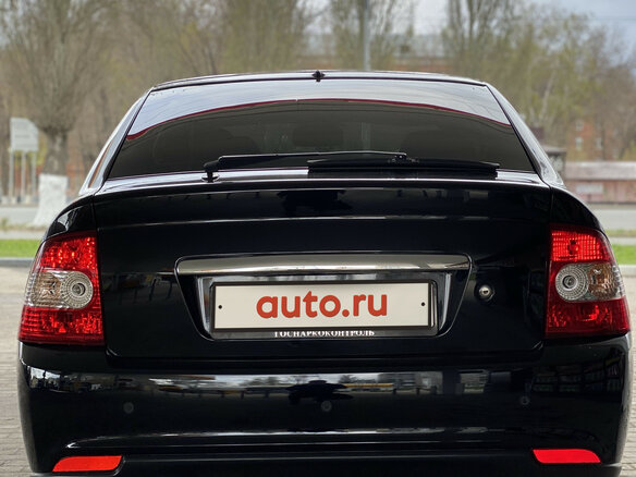 2010 Lada (ВАЗ) Priora I, чёрный - вид 3
