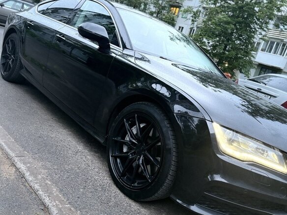 2014 Audi A7 I (4G), чёрный, 2300000 рублей - вид 3