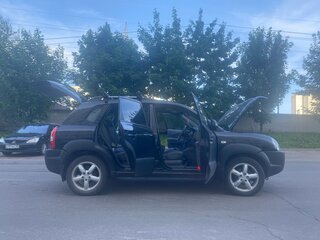 2004 Hyundai Tucson I, чёрный, 590000 рублей, вид 4
